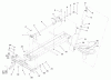 Toro 73428 (312-8) - 312-8 Garden Tractor, 1998 (8900001-8900499) Ersatzteile FRAME AXLE AND STEERING SYSTEM