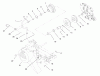 Toro 73428 (312-8) - 312-8 Garden Tractor, 1998 (8900001-8900499) Ersatzteile PTO CLUTCH AND COVER