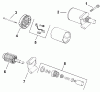 Toro 73428 (312-8) - 312-8 Garden Tractor, 1998 (8900001-8900499) Ersatzteile STARTER