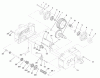 Toro 73428 (312-8) - 312-8 Garden Tractor, 1998 (8900001-8900499) Ersatzteile TRANSMISSION 8-SPEED 4 PINION #2