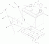 Toro 73429 (312-8) - 312-8 Garden Tractor, 1999 (9900001-9999999) Ersatzteile BATTERY ASSEMBLY