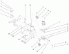 Toro 73429 (312-8) - 312-8 Garden Tractor, 1999 (9900001-9999999) Ersatzteile HOODSTAND ELECTRICAL MOUNTING ASSEMBLY