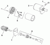 Toro 73429 (312-8) - 312-8 Garden Tractor, 1999 (9900001-9999999) Ersatzteile STARTER (MODEL 73429 ONLY)