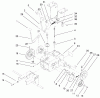 Toro 73429 (312-8) - 312-8 Garden Tractor, 1999 (9900001-9999999) Ersatzteile TRANSAXLE ASSEMBLY