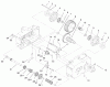 Toro 73429 (312-8) - 312-8 Garden Tractor, 1999 (9900001-9999999) Ersatzteile TRANSMISSION 8-SPEED 4 PINION (MODEL 73429 ONLY) #2