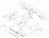 Toro 73429 (312-8) - 312-8 Garden Tractor, 1999 (9900001-9999999) Ersatzteile TRANSMISSION 8-SPEED 8 PINION (MODEL 73449 ONLY) #2