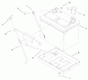Toro 73449 (314-8) - 314-8 Garden Tractor, 2000 (200000001-200999999) Ersatzteile BATTERY ASSEMBLY