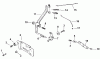 Toro 73449 (314-8) - 314-8 Garden Tractor, 2000 (200000001-200999999) Ersatzteile ENGINE CONTROLS (MODEL 73449 ONLY)