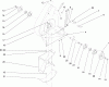 Toro 79301 - 42"/48" Vacuum Bagger, 300 Series Garden Tractors, 2006 (260000001-260999999) Ersatzteile BLOWER HOUSING ASSEMBLY