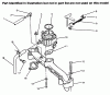 Toro 73441 (416-8) - 416-8 Garden Tractor, 1996 (69000001-69999999) Ersatzteile INTAKE MANIFOLD & CARBURETOR