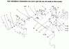 Toro 73441 (416-8) - 416-8 Garden Tractor, 1996 (69000001-69999999) Ersatzteile PTO CLUTCH LINKAGE