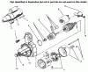Toro 73441 (416-8) - 416-8 Garden Tractor, 1996 (69000001-69999999) Ersatzteile STARTER
