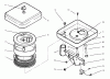 Toro 73441 (416-8) - 416-8 Garden Tractor, 1997 (7900001-7999999) Ersatzteile AIR CLEANER