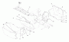 Toro 73441 (416-8) - 416-8 Garden Tractor, 1997 (7900001-7999999) Ersatzteile FOOTREST & HOODSTAND SIDE COVERS