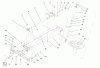 Toro 73441 (416-8) - 416-8 Garden Tractor, 1997 (7900001-7999999) Ersatzteile FRAME AXLE AND STEERING SYSTEM