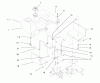 Toro 73441 (416-8) - 416-8 Garden Tractor, 1997 (7900001-7999999) Ersatzteile FUEL TANK ASSEMBLY