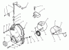 Toro 73441 (416-8) - 416-8 Garden Tractor, 1997 (7900001-7999999) Ersatzteile GEAR CASE & IGNITION CONTROLS