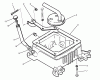 Toro 73441 (416-8) - 416-8 Garden Tractor, 1997 (7900001-7999999) Ersatzteile OIL FILL TUBE & BASE