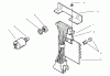 Toro 73441 (416-8) - 416-8 Garden Tractor, 1997 (7900001-7999999) Ersatzteile PC BOARD & TEST SWITCH