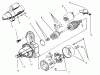 Toro 73441 (416-8) - 416-8 Garden Tractor, 1997 (7900001-7999999) Ersatzteile STARTER