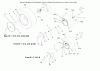 Toro 73441 (416-8) - 416-8 Garden Tractor, 1997 (7900001-7999999) Ersatzteile WHEEL ASSEMBLIES