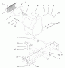 Toro 73450 (315-8) - 315-8 Garden Tractor, 2003 (230000001-230999999) Ersatzteile ENGINE AND EXHAUST ASSEMBLY