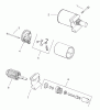 Toro 73450 (315-8) - 315-8 Garden Tractor, 2003 (230000001-230999999) Ersatzteile STARTER ASSEMBLY KOHLER CH15S-44533
