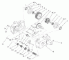Toro 73450 (315-8) - 315-8 Garden Tractor, 2003 (230000001-230999999) Ersatzteile TRANSMISSION GEAR ASSEMBLY