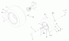 Toro 73450 (315-8) - 315-8 Garden Tractor, 2003 (230000001-230999999) Ersatzteile WHEEL ASSEMBLY