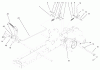 Toro 73450 - GT Classic Garden Tractor, 2005 (250000001-250999999) Ersatzteile BRAKE ASSEMBLY
