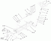 Toro 73450 - GT Classic Garden Tractor, 2005 (250000001-250999999) Ersatzteile FRAME, AXLE, AND STEERING ASSEMBLY