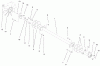 Toro 73541 (520xi) - 520xi Garden Tractor, 1998 (8900001-8999999) Ersatzteile DRIVE SHAFT ASSEMBLY