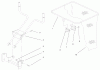 Toro 79310 - 48" Vacuum Bagger, 5xi Garden Tractors, 2001 (210000001-210999999) Ersatzteile BAG AND FRAME ASSEMBLY