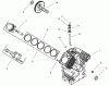 Toro 73541 (520xi) - 520xi Garden Tractor, 1998 (8900001-8999999) Ersatzteile GROUP 2-CRANKCASE (MODELS 73540 & 73541)