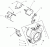Toro 73541 (520xi) - 520xi Garden Tractor, 1998 (8900001-8999999) Ersatzteile GROUP 6-BLOWER HOUSING & BAFFLES (MODELS 73540 & 73541)