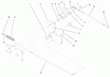 Toro 73541 (520xi) - 520xi Garden Tractor, 1998 (8900001-8999999) Ersatzteile LOWER PARKING BRAKE ASSEMBLY