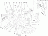 Toro 73541 (520xi) - 520xi Garden Tractor, 1998 (8900001-8999999) Ersatzteile STEERING TOWER AND FUEL TANK ASSEMBLY