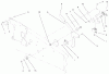 Toro 73541 (520xi) - 520xi Garden Tractor, 1998 (8900001-8999999) Ersatzteile UPPER PARKING BRAKE ASSEMBLY