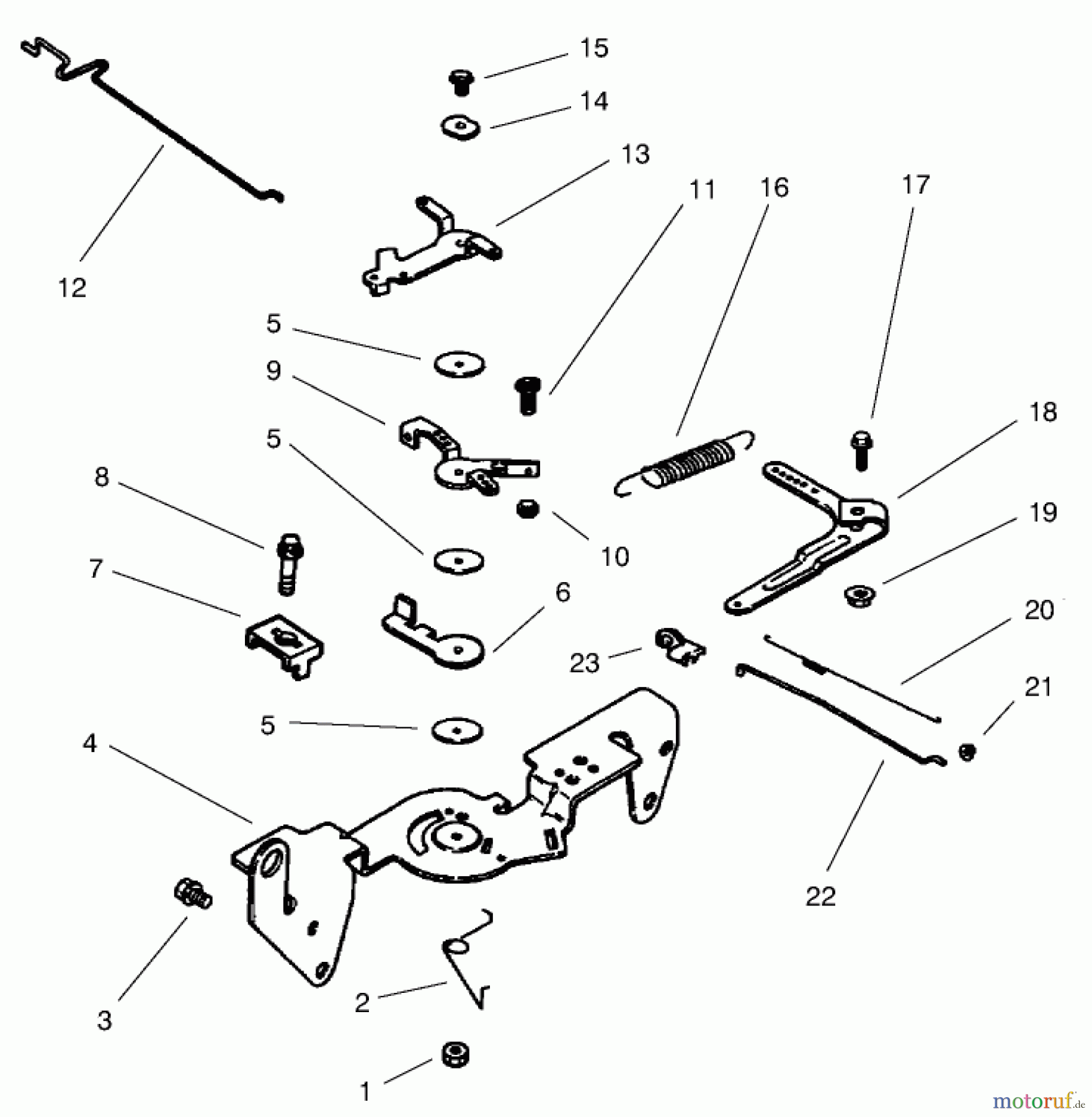 Toro Neu Mowers, Lawn & Garden Tractor Seite 1 73542 (520xi) - Toro 520xi Garden Tractor, 2000 (000000001-000999999) GROUP 9-ENGINE CONTROLS (MODEL 73542 & 73570)