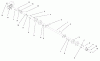 Toro 73570 (520xi) - 520xi Garden Tractor, 2000 (200000001-200999999) Ersatzteile DRIVE SHAFT ASSEMBLY