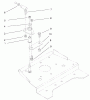 Toro 73570 (520xi) - 520xi Garden Tractor, 2000 (200000001-200999999) Ersatzteile FRONT SMART TURN ASSEMBLY