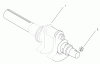 Toro 73570 (520xi) - 520xi Garden Tractor, 2000 (200000001-200999999) Ersatzteile GROUP 1-CRANKSHAFT (MODELS 73542 & 73570)