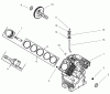 Toro 73570 (520xi) - 520xi Garden Tractor, 2000 (200000001-200999999) Ersatzteile GROUUP 2-CRANKCASE (MODEL 73471 ONLY)