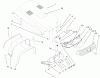 Toro 73570 (520xi) - 520xi Garden Tractor, 2000 (200000001-200999999) Ersatzteile HOOD & HEADLIGHT ASSEMBLY