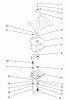 Toro 73570 (520xi) - 520xi Garden Tractor, 2000 (200000001-200999999) Ersatzteile LOWER MANUAL STEERING ASSEMBLY