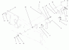 Toro 73570 (520xi) - 520xi Garden Tractor, 2000 (200000001-200999999) Ersatzteile UPPER PARKING BRAKE ASSEMBLY