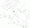 Toro 79310 - 48" Vacuum Bagger, 5xi Garden Tractors, 2006 (260000001-260999999) Ersatzteile DECK ASSEMBLY