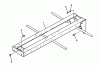 Toro 73501 (520-H) - 520-H Garden Tractor, 1993 (39000001-39999999) Ersatzteile FRAME