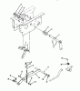 Toro 73501 (520-H) - 520-H Garden Tractor, 1993 (39000001-39999999) Ersatzteile HYDROSTATIC LIFT LINKAGE