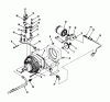 Toro 73501 (520-H) - 520-H Garden Tractor, 1993 (39000001-39999999) Ersatzteile HYDROSTATIC TRANSMISSION